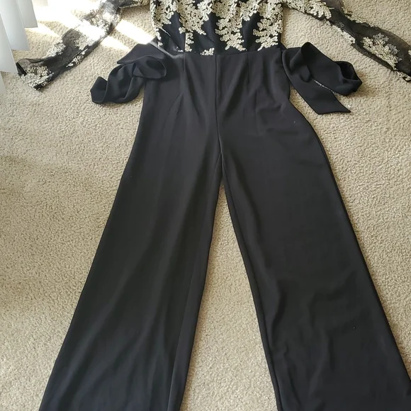 Lace top jumpsuit - Picture 2 of 2